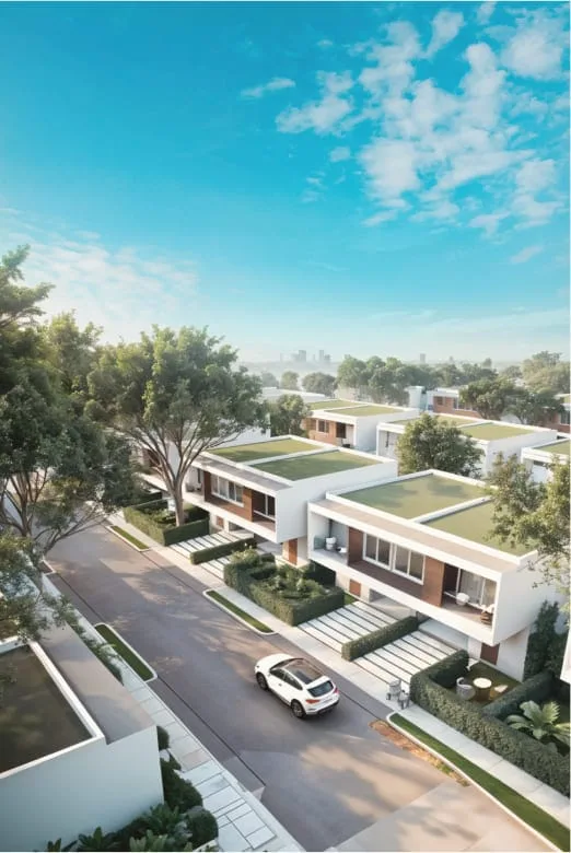 Render de casas ecológicas Foresta Reservado en lanzamiento Cartagena
